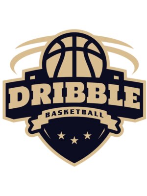 Dribble basketball logo 02