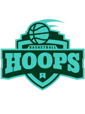 Hoops Basketball logo template 02