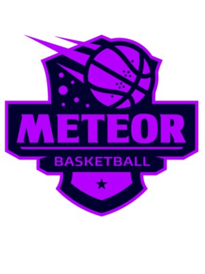 Meteor Basketball logo template