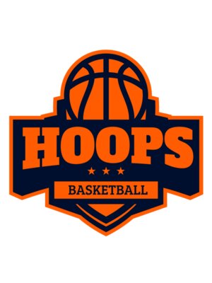 Hoops Basketball logo template 03