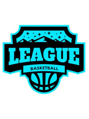 League Basketball logo template