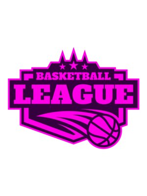 League Basketball logo template 02