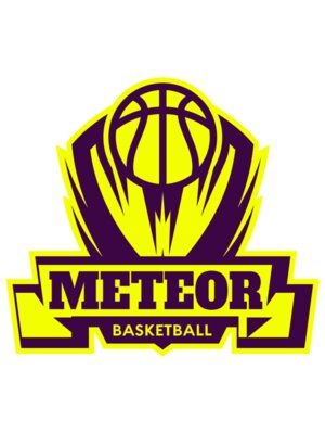 Meteor Basketball Logo Template