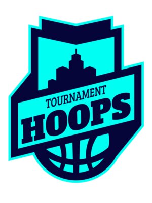 Hoops Tournament Basketball logo template