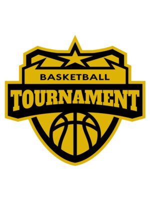 Tournament Basketball logo template 02