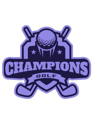 Champions Golf logo template