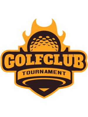 Golf Club Tournament logo template 04