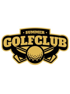 Golf Club Summer logo template